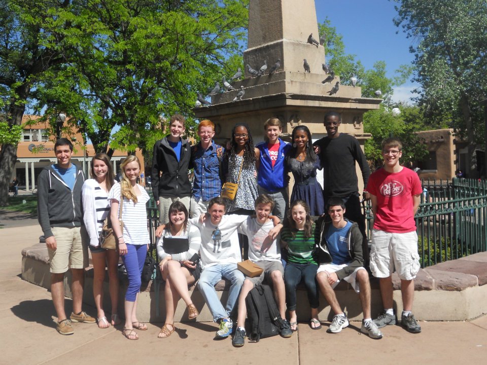 Before competing, the team took a day trip to Santa Fe, N.M.