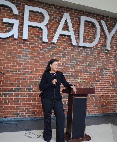Atlanta Public Schools Superintendent Dr. Meria Carstarphen at Grady on April 30, 2014. Dr. Carstaphen, whose contract will not be renewed after it expires June 30, 2020, was named the districts chief on April 14, 2014. 