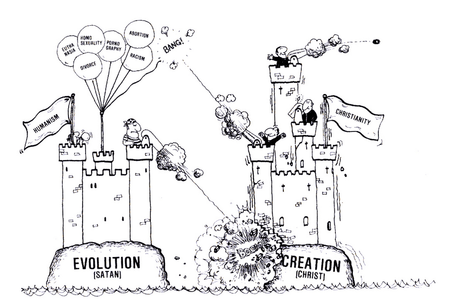 CURRICULUM CREATION: Science teacher Anquinette Jones showed this cartoon to her biology classes. 