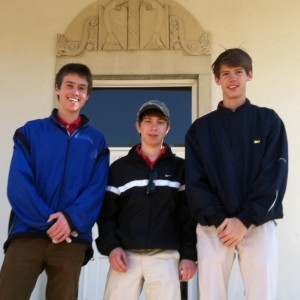 Golf team learning experience for first-year members