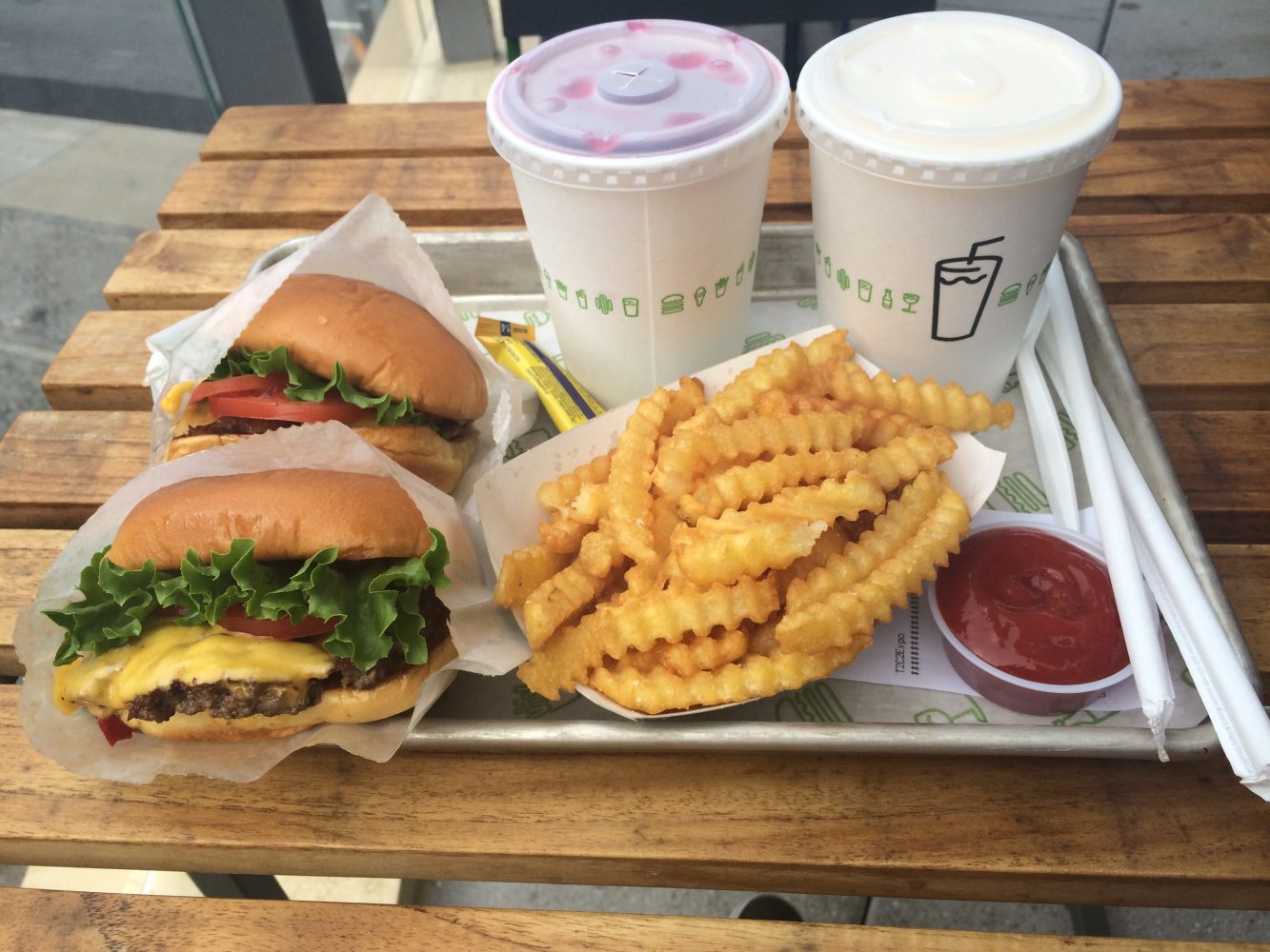 SHAKE IT OFF: Shake Shack opened up in Buckhead with special southern-style shakes and their world-renowned burgers and crinkle-cut fries.