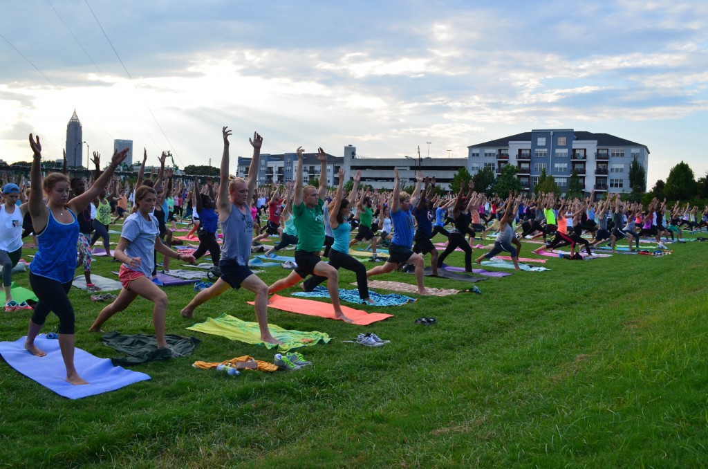 Locals breathe; free yoga pops up in Old Fourth Ward