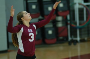 Varsity volleyball girls defeat Therrell, Carver 