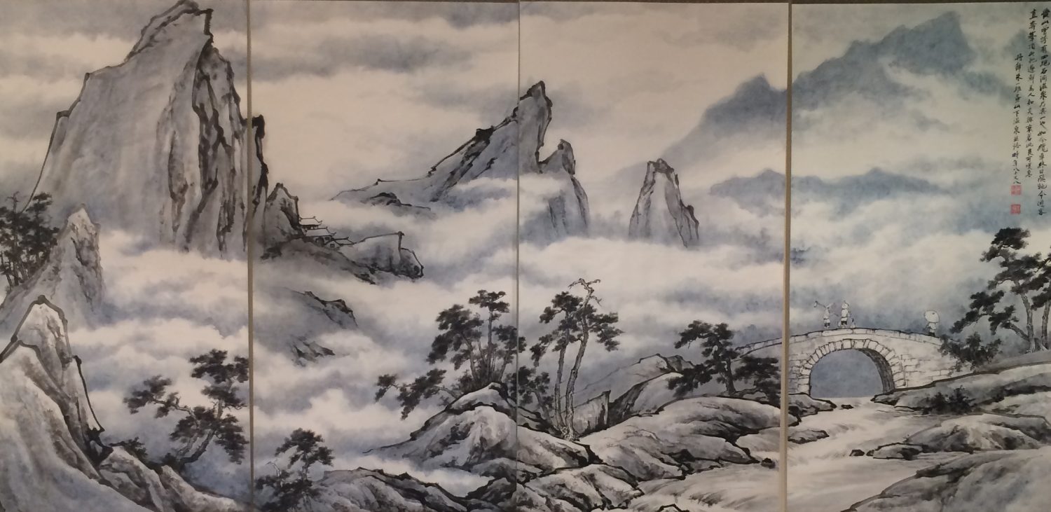 Chinese master Ju finds self through ink and brush