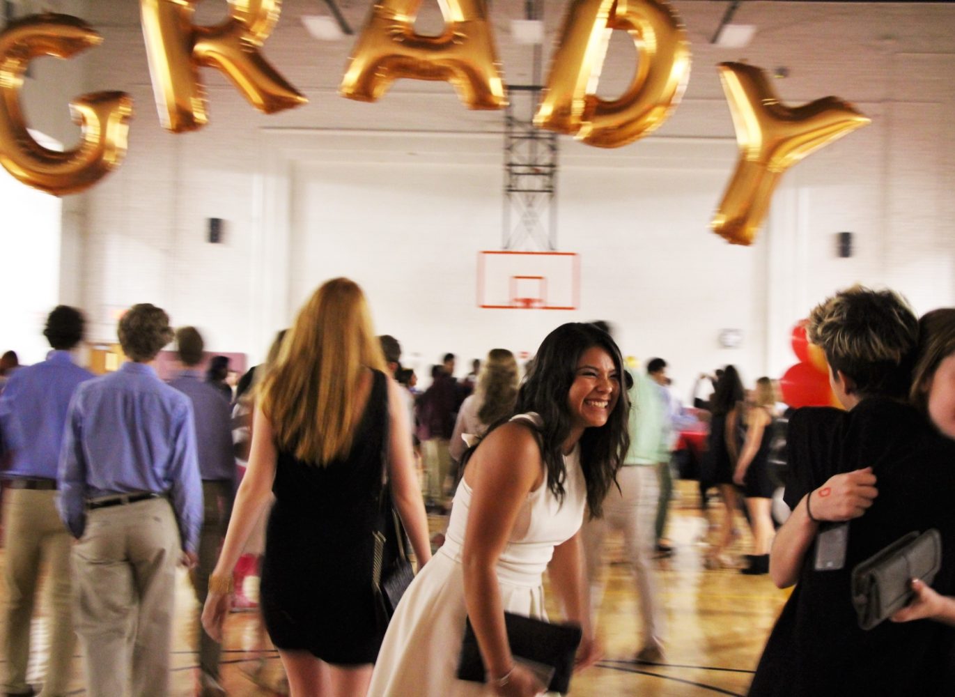 THERES NO PLACE LIKE HOMECOMING: Sophomore Gaby Paez enjoys homecoming dance with friends.