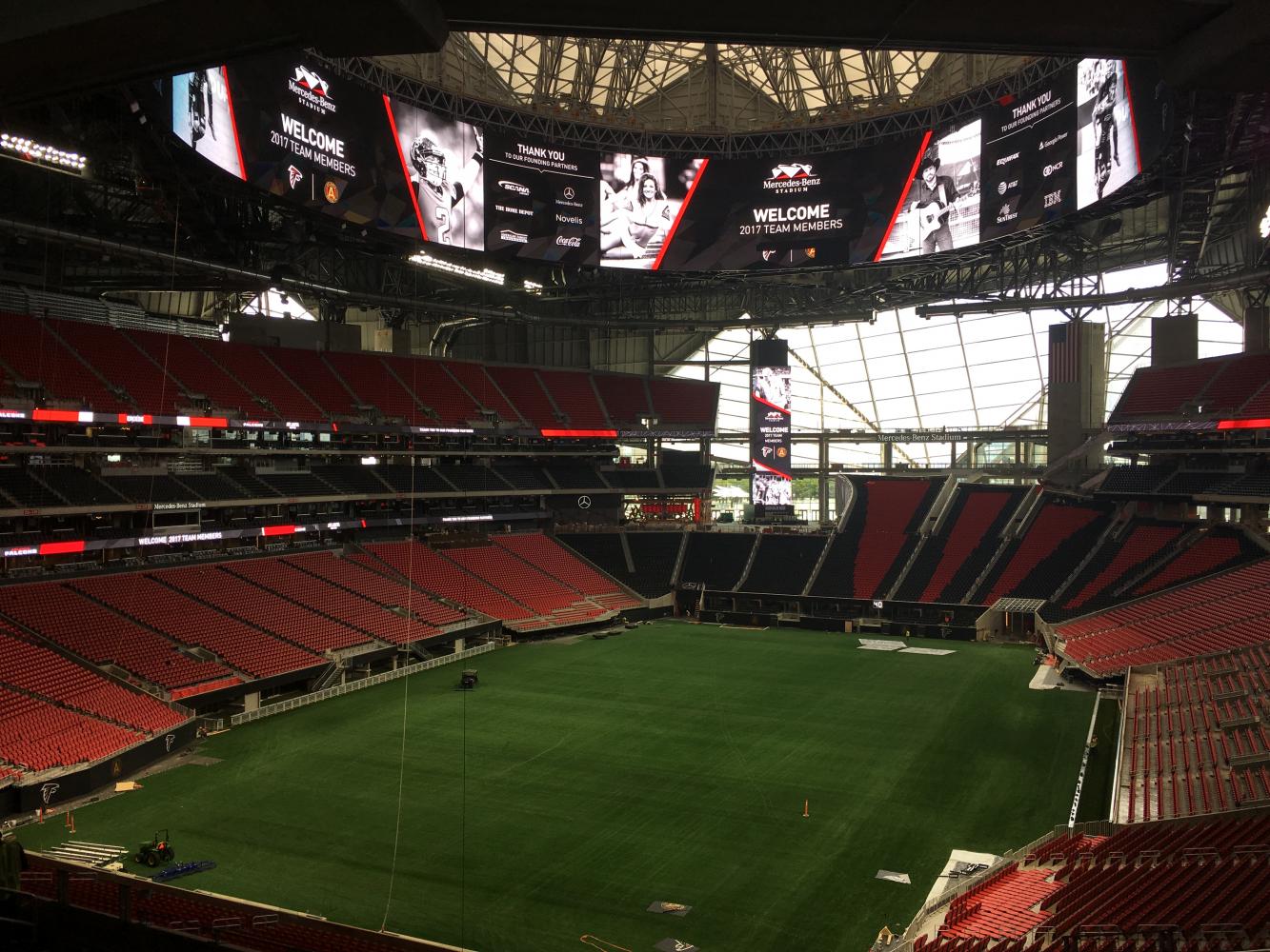 Mercedes-Benz Stadium roof will be open for Chick-fil-A Kickoff Game