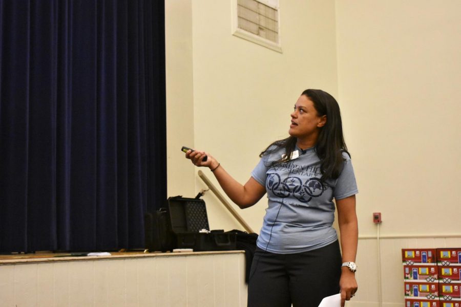APS Superintendent, Dr. Meria Carstarphen, led a meeting on the proposed rezoning of approximately 100 students from the Grady cluster to the North Atlanta cluster to alleviate overcrowding at Morningside Elementary on Tuesday Nov. 28.