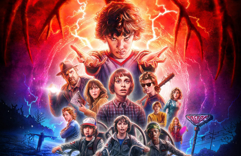 The official Stranger Things Season 2 poster. 