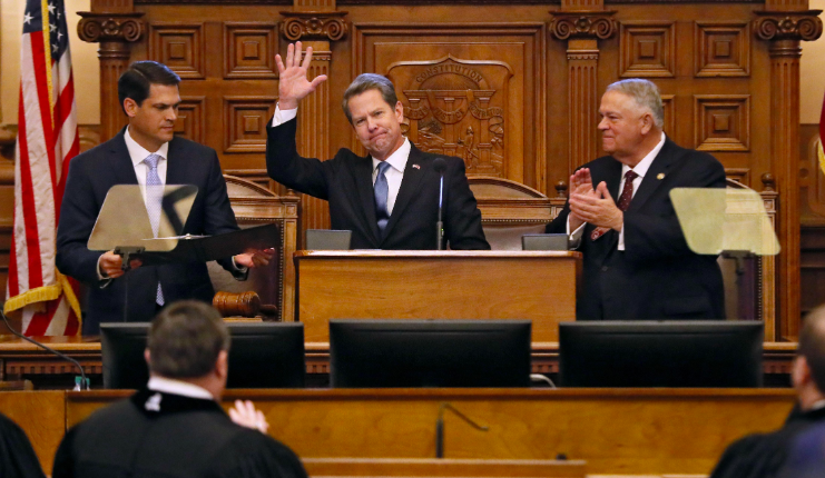 Governor Brian Kemp makes his first State of the State Address in which he focused on the Georgia Budget