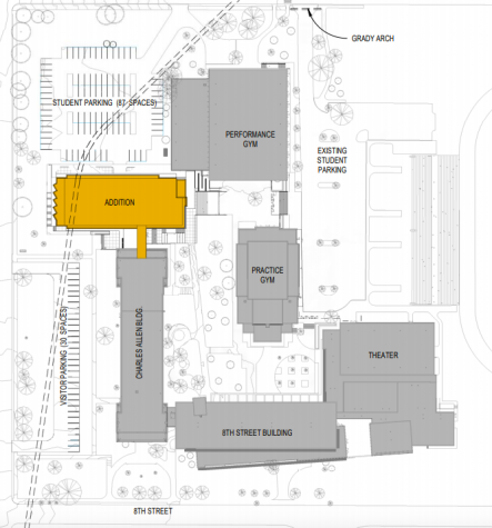 After completion, the 10th street parking lot will be reopened as a fully paved lot. 