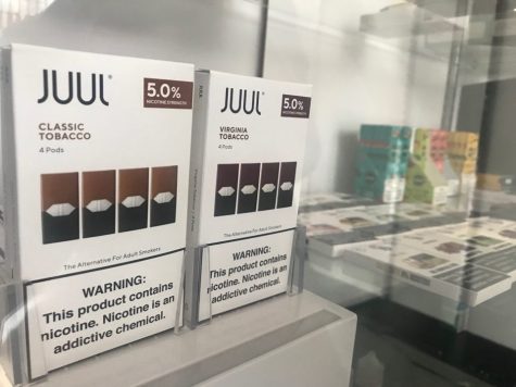 Juul pods are sold in flavors like mint, mango, tobacco and menthol. Each colorful pod contains as much nicotine as a pack of cigarettes. 