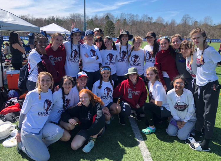 The 2019 varsity girls Ultimate Frisbee was 88 percent white. The dues to play were over $300.