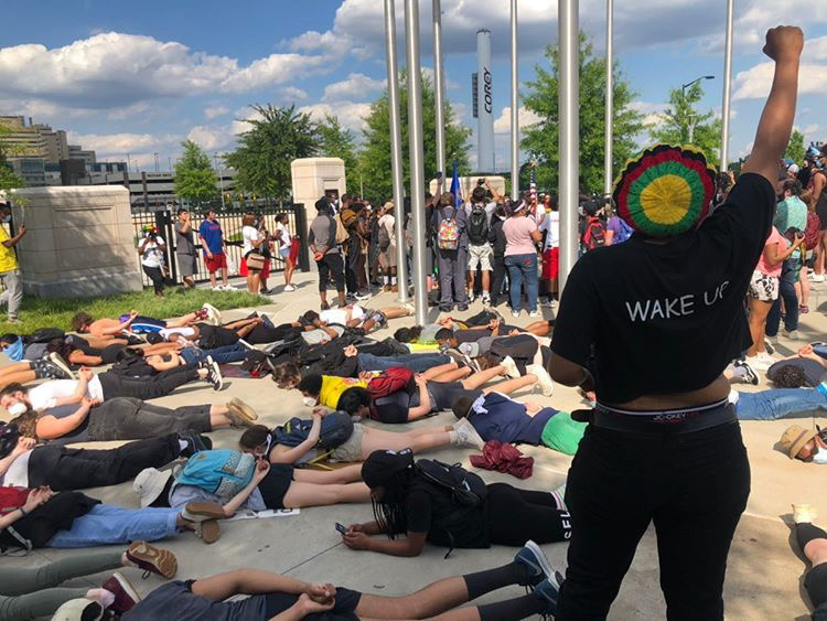 Protestors+participate+in+lie-ins+to+symbolize+George+Floyds+last+moments.+Senior+Trinity+Lewis+recognizes+the+connection+between+lobbying+for+House+Bill+426+and+supporting+the+Black+Lives+Matter+movement.+This+bill+is+meant+to+serve+also+as+a+method+of+reporting+and+tracking+hate+crimes+in+Georgia%2C+Lewis+said.+That+would+even+contribute+to+law+enforcement+training+and+how+the+police+interact+with+people.