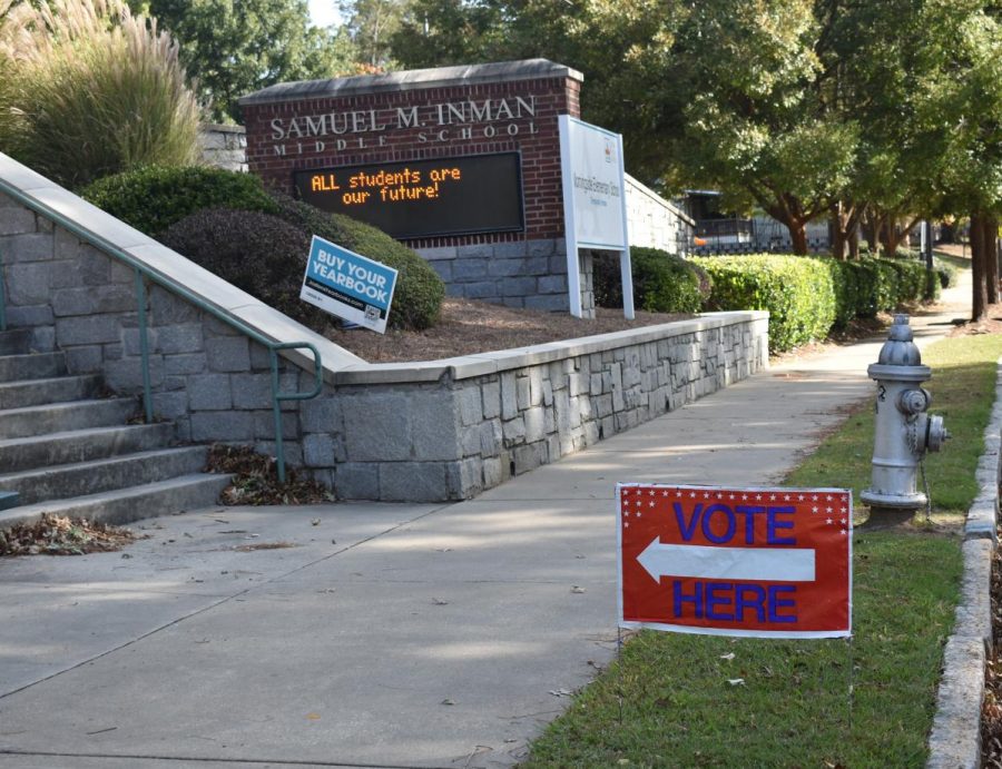 While+Morningside+Elementary+Schools+temporary+campus+has+seen+less+voter+turnout+than+expected%2C+voters+remain+excited+to+vote.