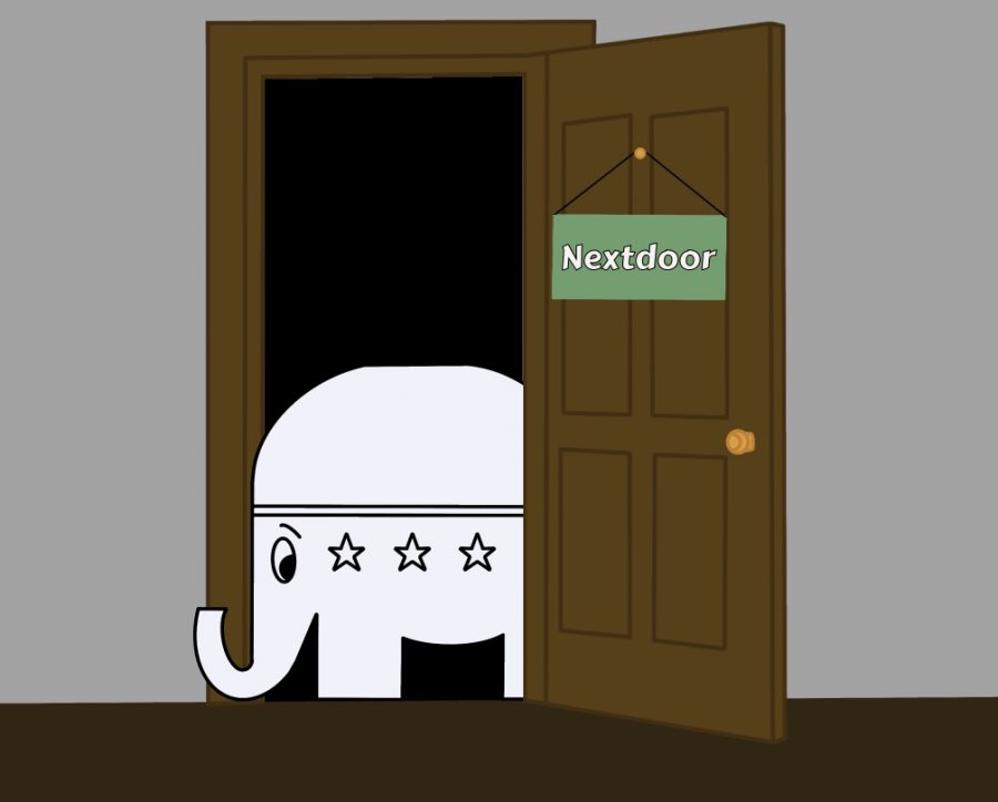 Within the private group, many right-leaning members are able to freely express their political ideas on Nextdoor.
