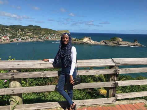 Senior Inaya Abdul-Haqq reminisces about her Caribbean roots as she poses for a picture in St. Lucia in December 2019. Abdul-Haqq returned to the island to reconnect with her family and culture.