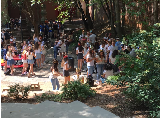 In a traditional school setting, seniors gather in the courtyard for lunch and wear senior crowns to symbolize their last year at Grady. Due to the 2020-2021 school year being entirely online so far, Grady seniors have missed out on classic senior activities. We can still do something in a small group, but it would never be the same as if it was a real school year, senior Shawn Gillespy said.