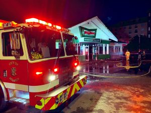 On Feb. 10, the historic Ponce De Leon Krispy Kreme was gutted by a fire, leaving behind a trail of grieving Atlantans. No one was injured in the fire, and investigators ruled the cause of the fire as arson. 