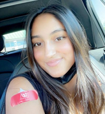 Senior Zoya Charania received the Pfizer vaccine on March 31. She says getting vaccinated will allow for more freedoms. Like Charania, many other eligible Grady students have received the first dose of the vaccine. 