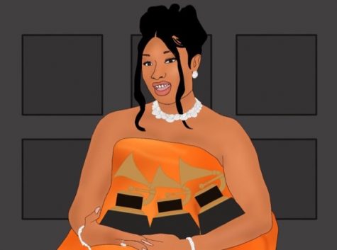 Megan Thee Stallion received awards for three out of four nominations at the 2021 Grammy awards. Awards included Best New Artist, Best Rap Song, and Best Rap Performance. 