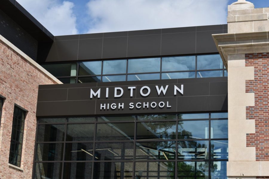 Midtown's visual redesign was undertaken by Art teacher John Brandhorst, with the help of Midtown parents and professionals. 