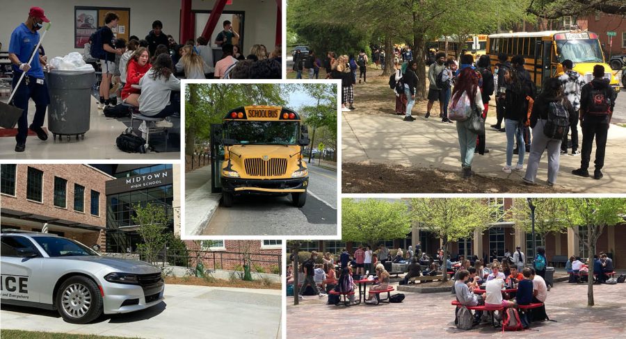 The support staff includes bus drivers, cafeteria workers, police officers, custodians and numerous others who perform essential jobs around the school.