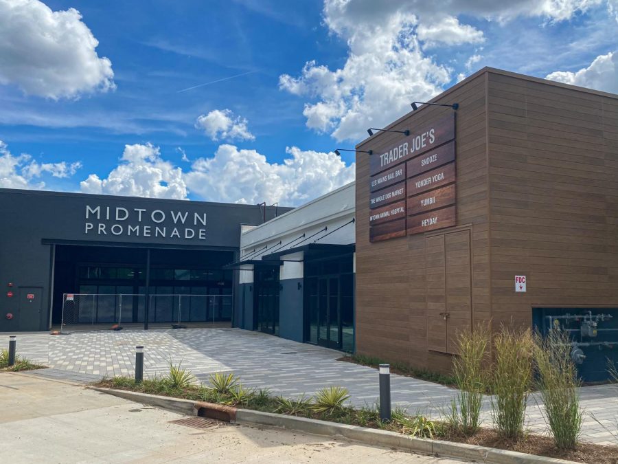 The+wait+is+almost+over+as+Midtown+Promenade+plans+to+be+finished+with+their+renovations+this+fall.+With+this+shopping+center+comes+a+variety+of+new+businesses+for+the+community.