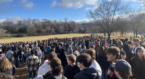 Students and staff were rushed to Piedmont Park after news of a possible bomb threat targeted at the school.