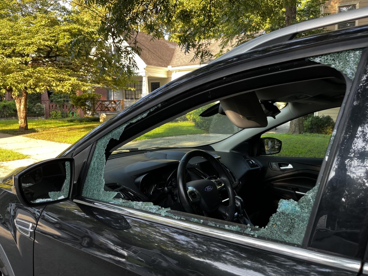 Residents and students who park on the street are advised to take valuables out of their car that could increase the likelihood of being targeted. 