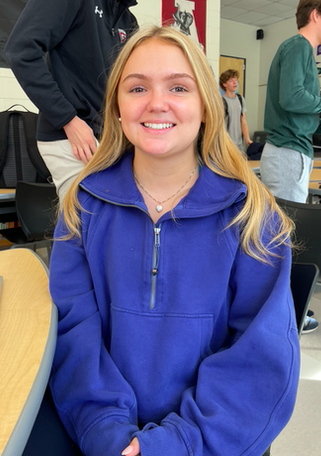 Senior Olivia Allan is the senior class vice president and has learned to balance school, tennis and the other various extracurriculars she participates in both in and out of school.