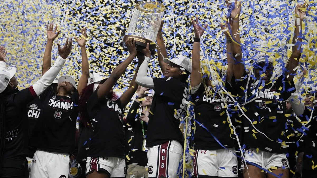 The South Carolina Gamecocks are heavy favorites for the 2024 March Madness Tournament following an undefeated regular season and a 79-72 win over LSU in the SEC Championship.