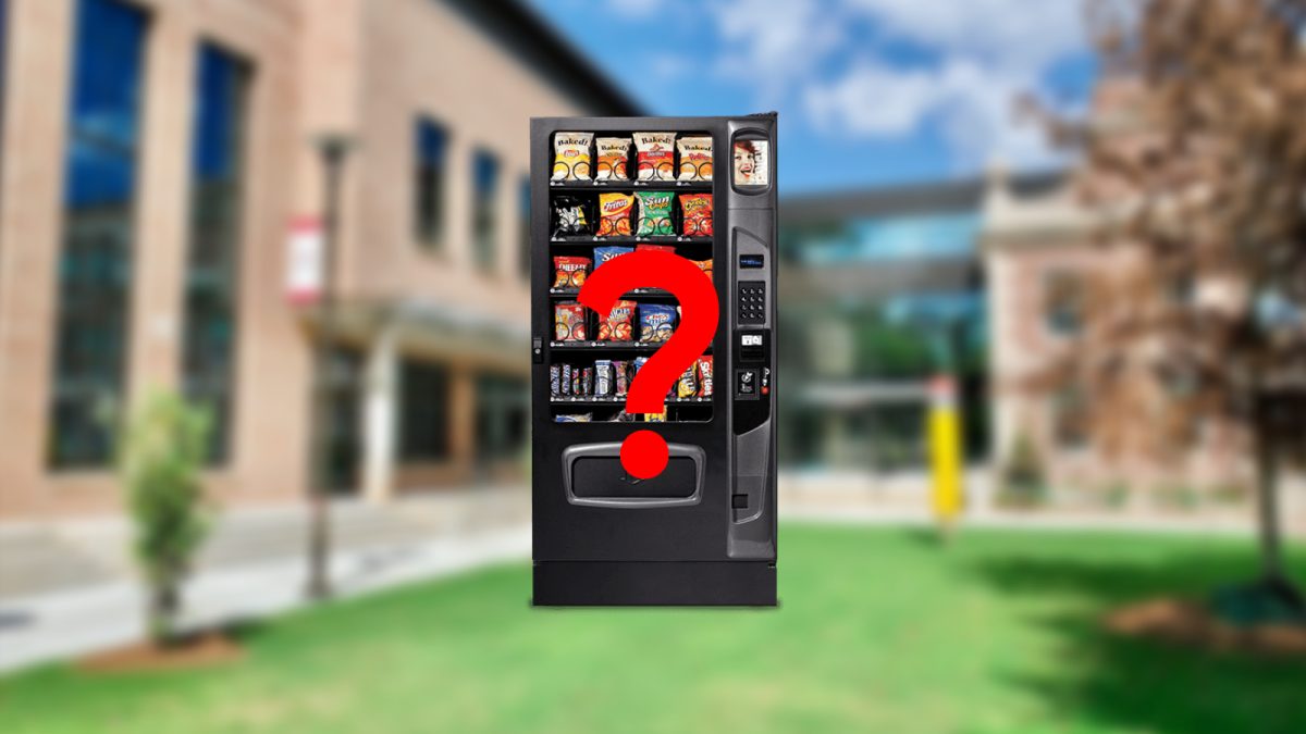 The implementation of vending machines within Midtown would greatly improve students energy levels and ability to focus. It would additionally encourage students to stay on campus during lunch. 