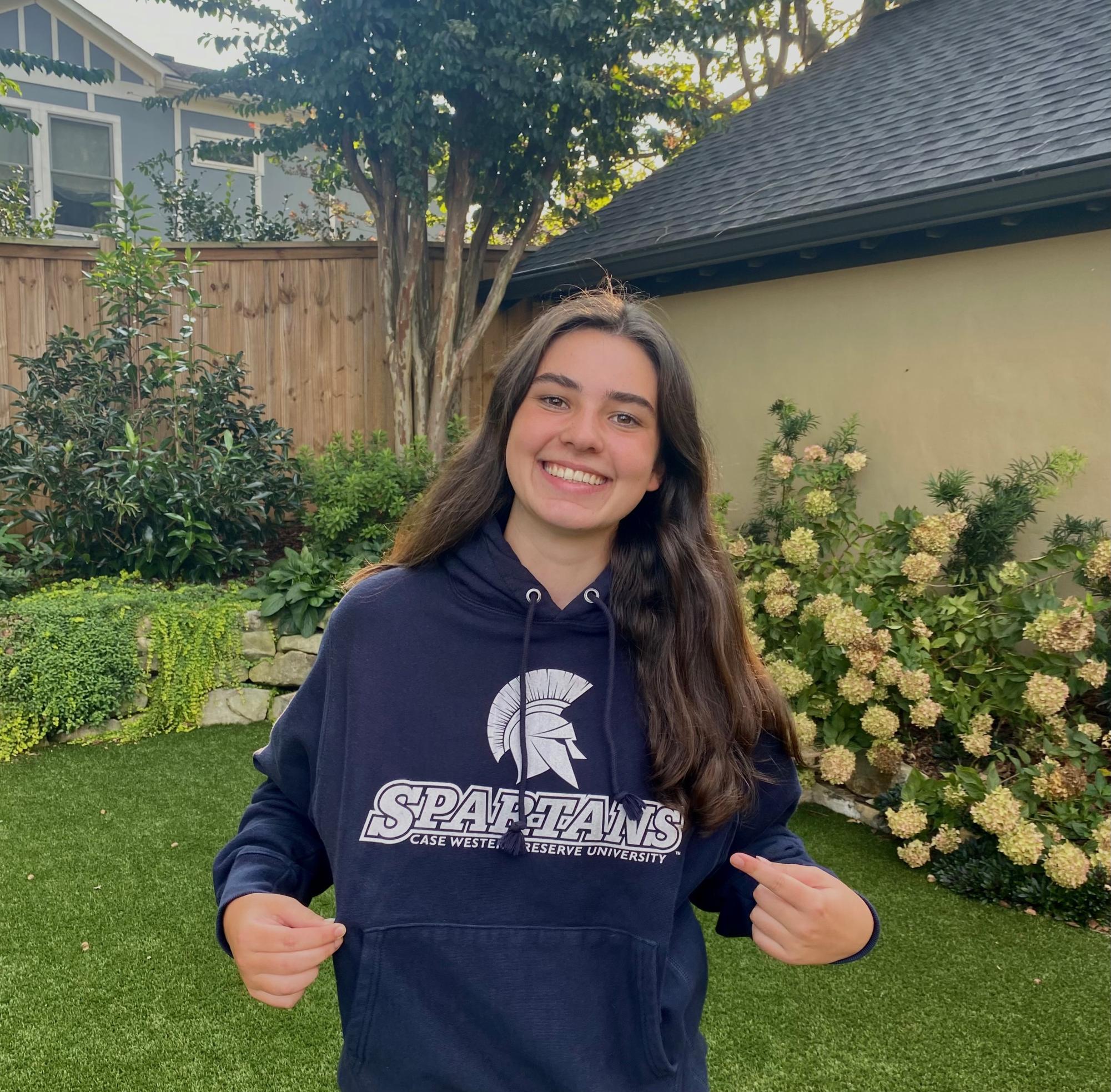 Senior Ellie Palaian committed to Case Western Reserve University early on in her senior year. Palaian has been a four year starter for the Knights and served as co-captain her junior and senior seasons. (Courtesy of Ellie Palaian)