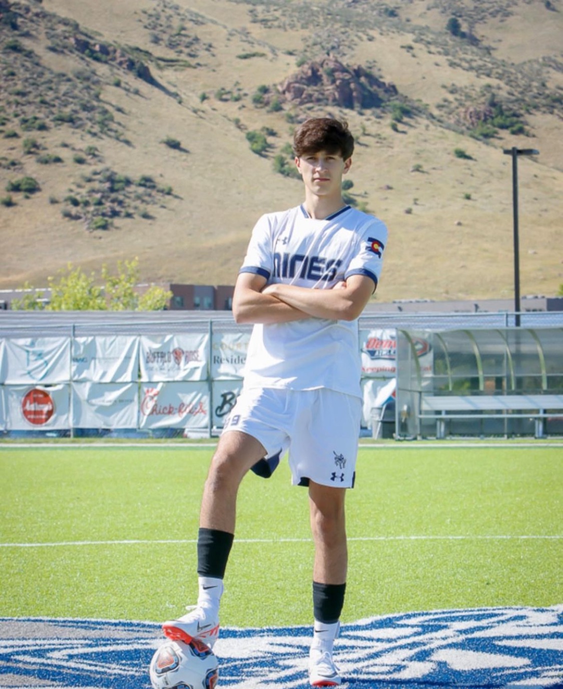 Senior Brady Schienfeld has been a varsity starter all four years, and was named co-captain for his senior season. Schienfeld helped lead the Knights to a Final Four appearance this season, and a state championship appearance last year. (Courtesy of Brady Schienfeld)