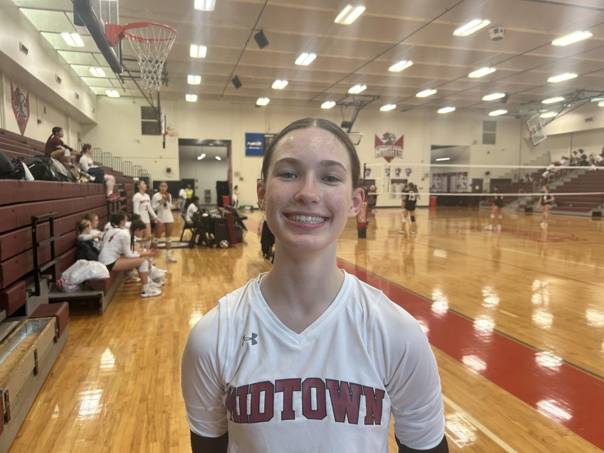 Julianna Richman smiles before her first home game for Midtown.