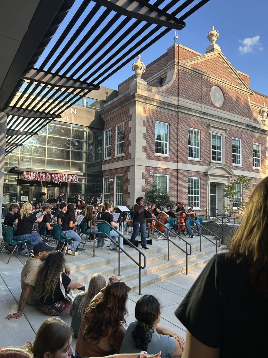 The Strings on the Green performance doubles as the orchestra's official fall concert.