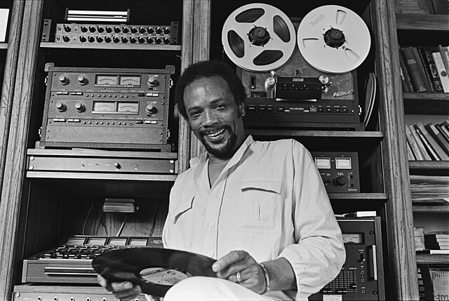 Throughout his multidecadal career, Quincy Jones worked with renowned artists such as Michael Jackson, Frank Sinatra, Aretha Franklin, and Ray Charles, and won 28 Grammy Awards along with numerous other awards for his music.