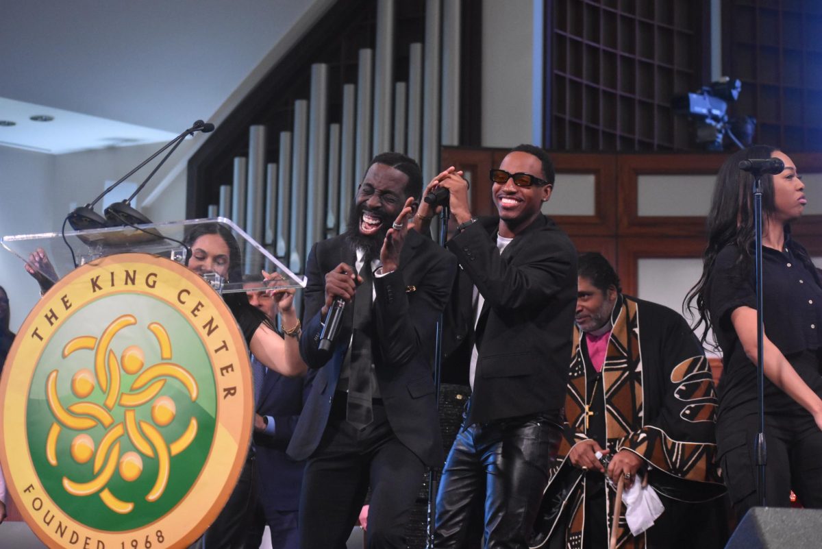 GON' BE ALRIGHT: Tye Tibbett who is the Co-Founder of Live Church Orlando performed at the commemorative service for MLK with the song  "We Gon' be Alright."