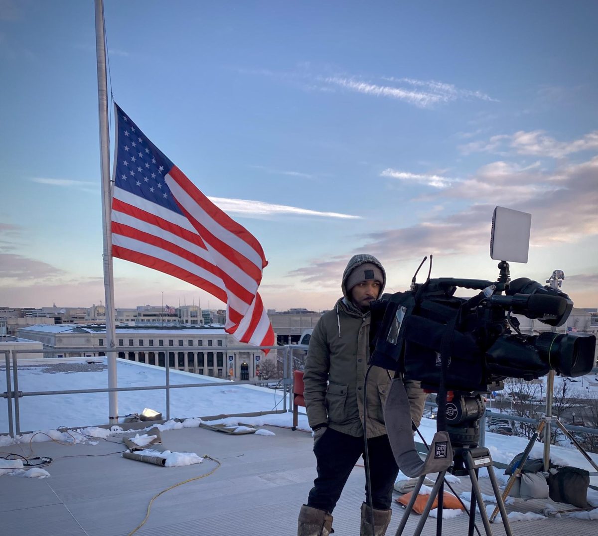 RECORDING FLAGS: Flags fly at half-staff from Dec. 29 until Jan. 28 to honor President Jimmy Carter.