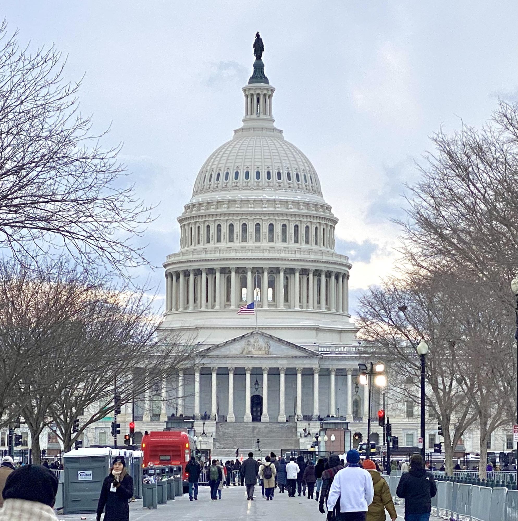 CAPITOL MOURNING: Public viewing was open at the Rotunda from Jan. 7th to Jan. 9th for people to see President
Jimmy Carter.