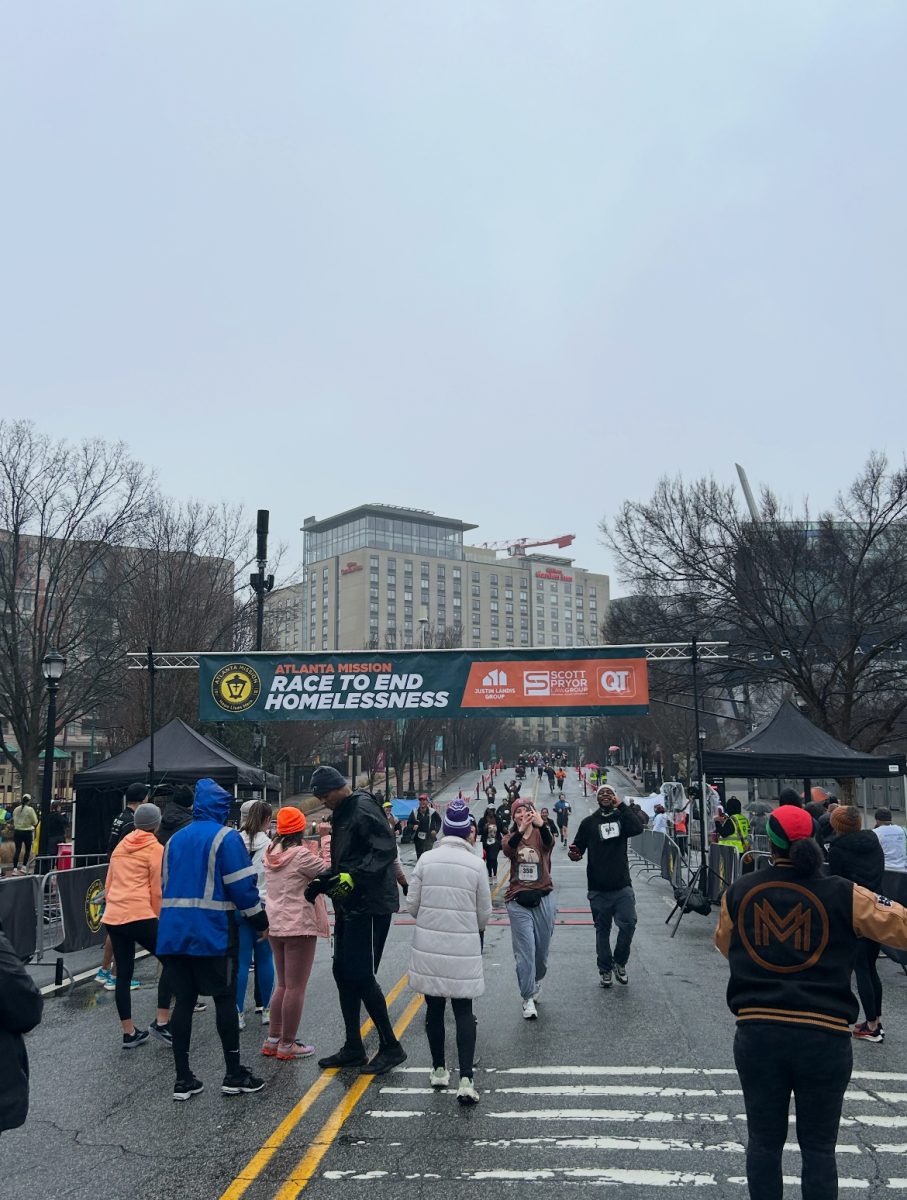 Hundreds of people gathered on Feb. 15 to participate in the annual Atlanta Mission 5K Race to End Homelessness. 