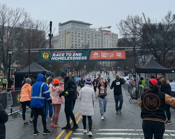 Hundreds of people gathered on Feb. 15 to participate in the annual Atlanta Mission 5K Race to End Homelessness. 