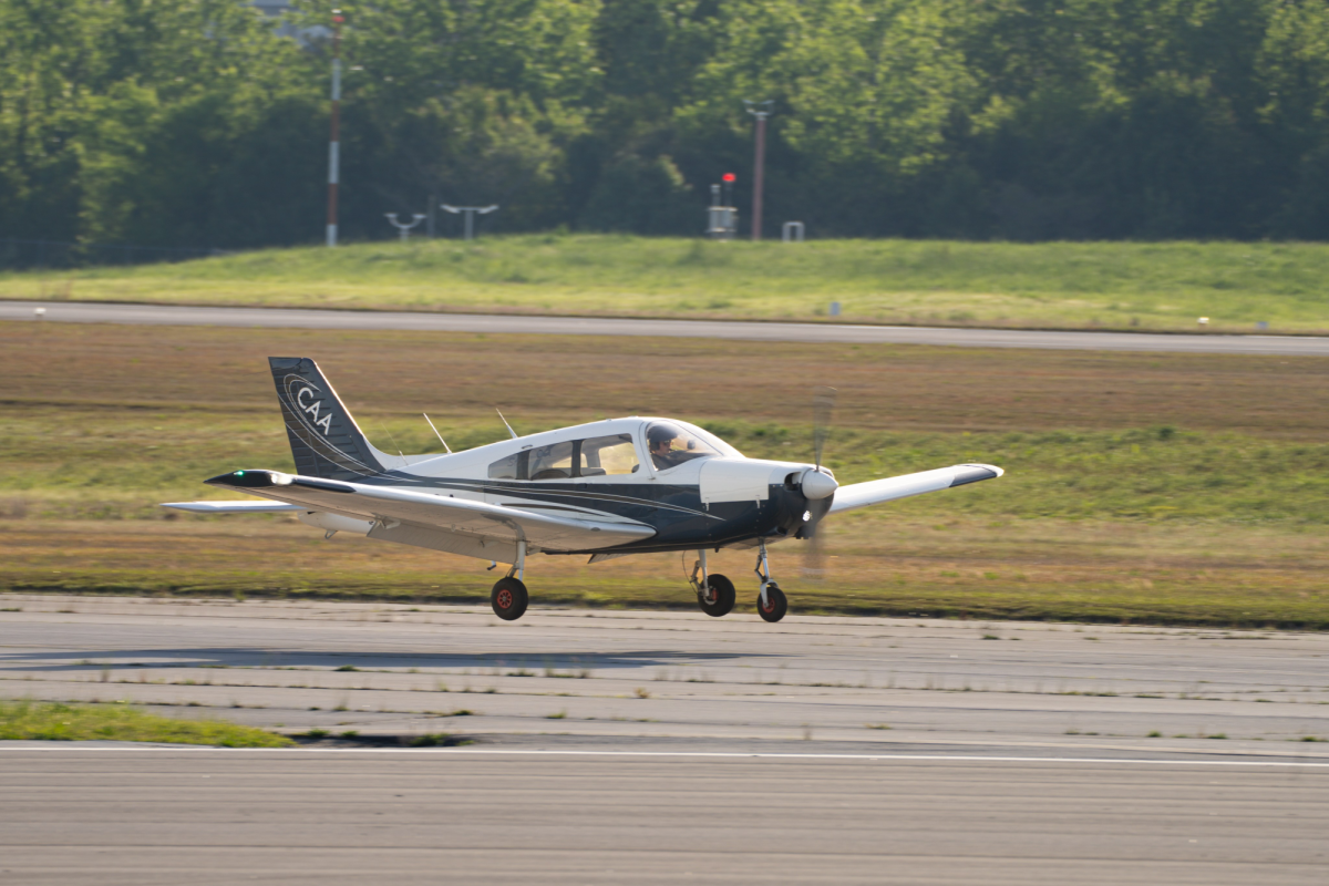 SOARING SENIORS: Seniors Nate Kirkland and Weston Leverette are both currently working on getting their private pilot license. (Courtesy of Weston Leverette)