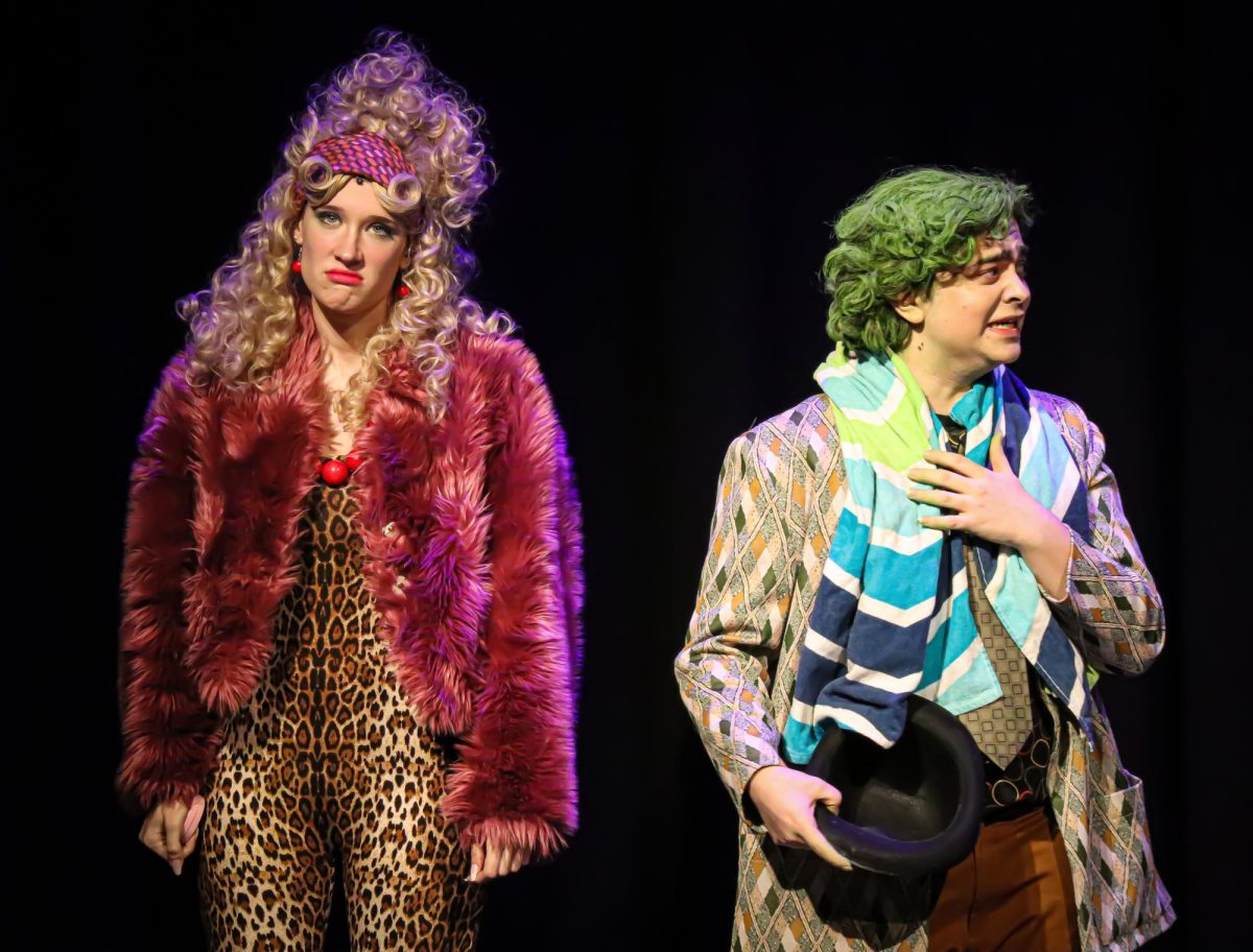 CENTER STAGE: Senior Meredith Bell plays her first lead role as Ms. Wormwood in the musical “Matilda.” Bell said the role helped improve her confidence and unlock new pieces of her own personality.
