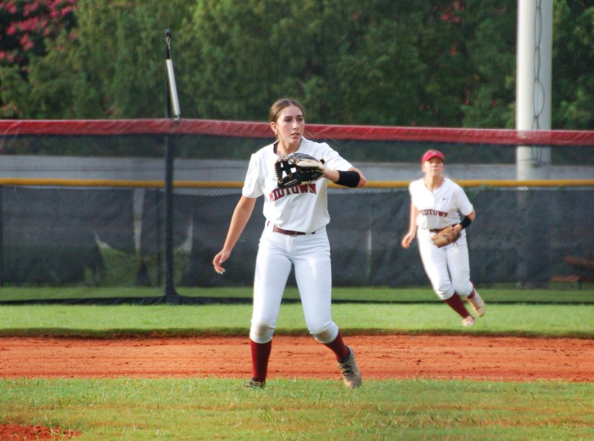 Adrienne Bartlett anchors the defense with sharp thinking and quick reflexes. 