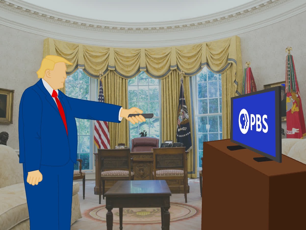 BROADCASTING CUTS: President Trump’s funding cuts to the Corporation for Public Broadcasting have resulted in the defunding of PBS, among other broadcasting stations. These organizations are vital sources of news and education for hundreds of thousands of individuals across the country.