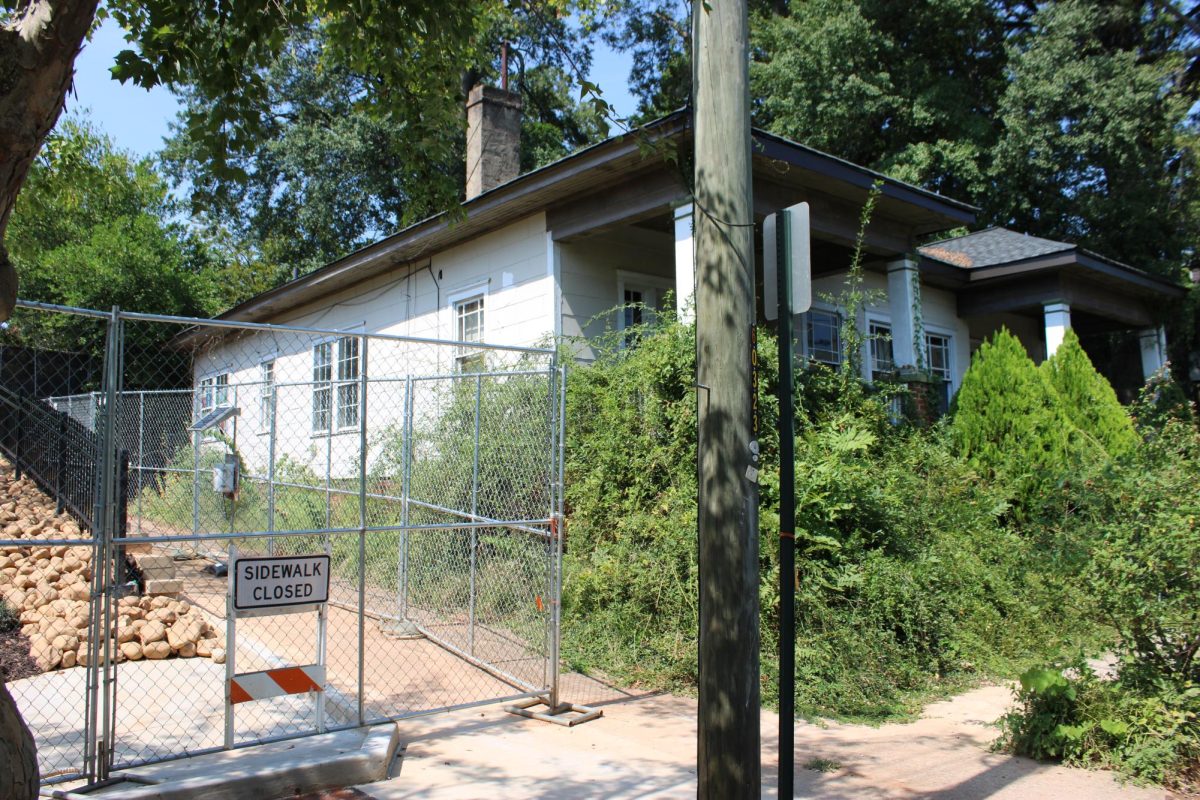 SIDEWALK STRUGGLES: In Old Fourth Ward, many padestrians are struggling with sidewalk closures due to the Georiga Power's expansion.