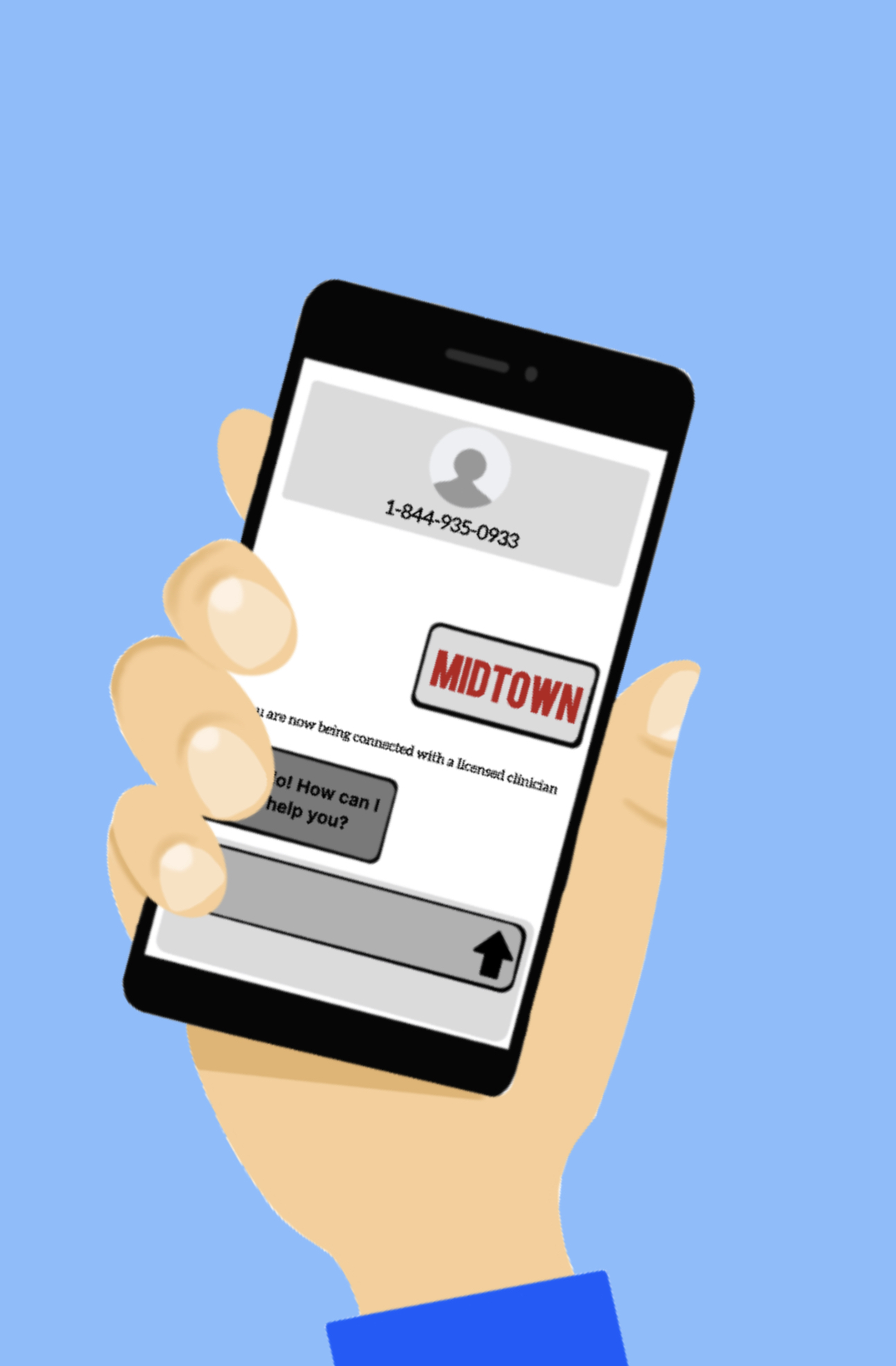 TEXTING TIME: Students in Atlanta Public Schools can text 'Midtown' to the number 844-935-0933 to receive immediate, live mental health assistance.