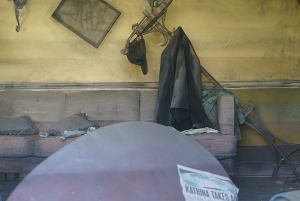 WATER DAMAGE: A house in New Orleans destroyed by Hurricane Katrina in 2005.