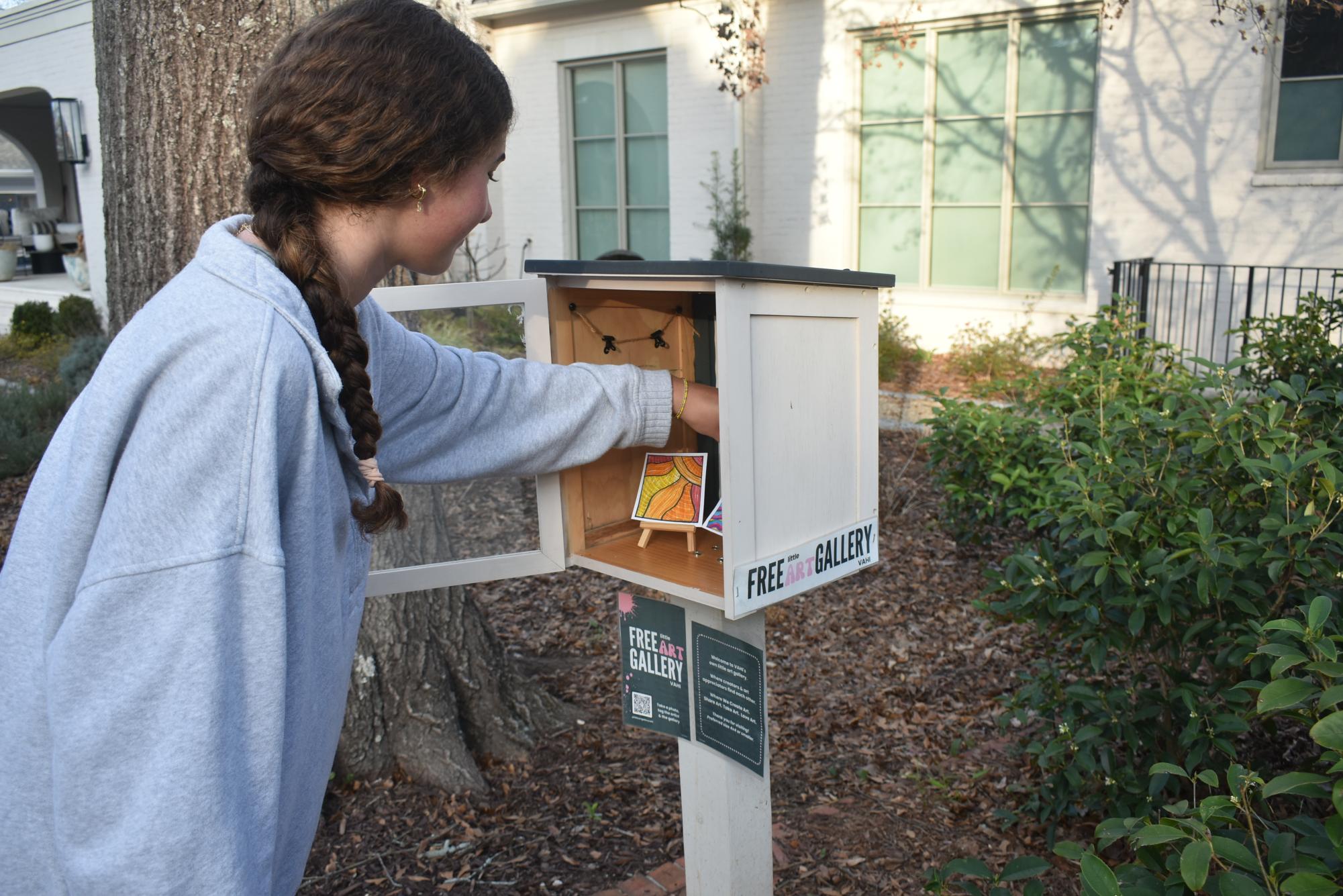 Little Art Library reaches one year anniversary